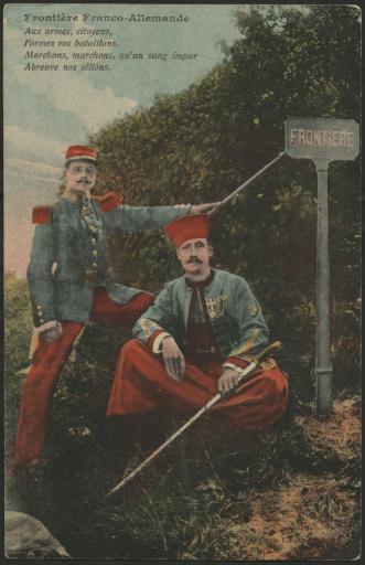 Frontière franco-allemande.